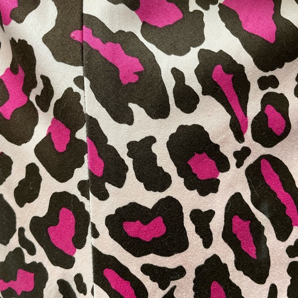 Retro style pink leopard halter dress by Becky & Max, size 2 - Picture 6 of 9